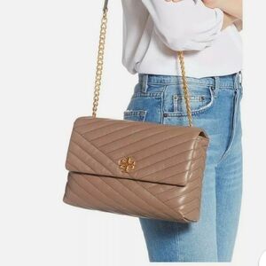 Tory Burch KIRA CHEVRON CONVERTIBLE SHOULDER BAG